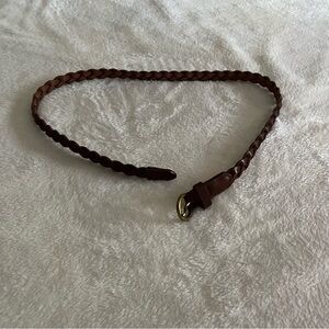 Brown Braided Belt